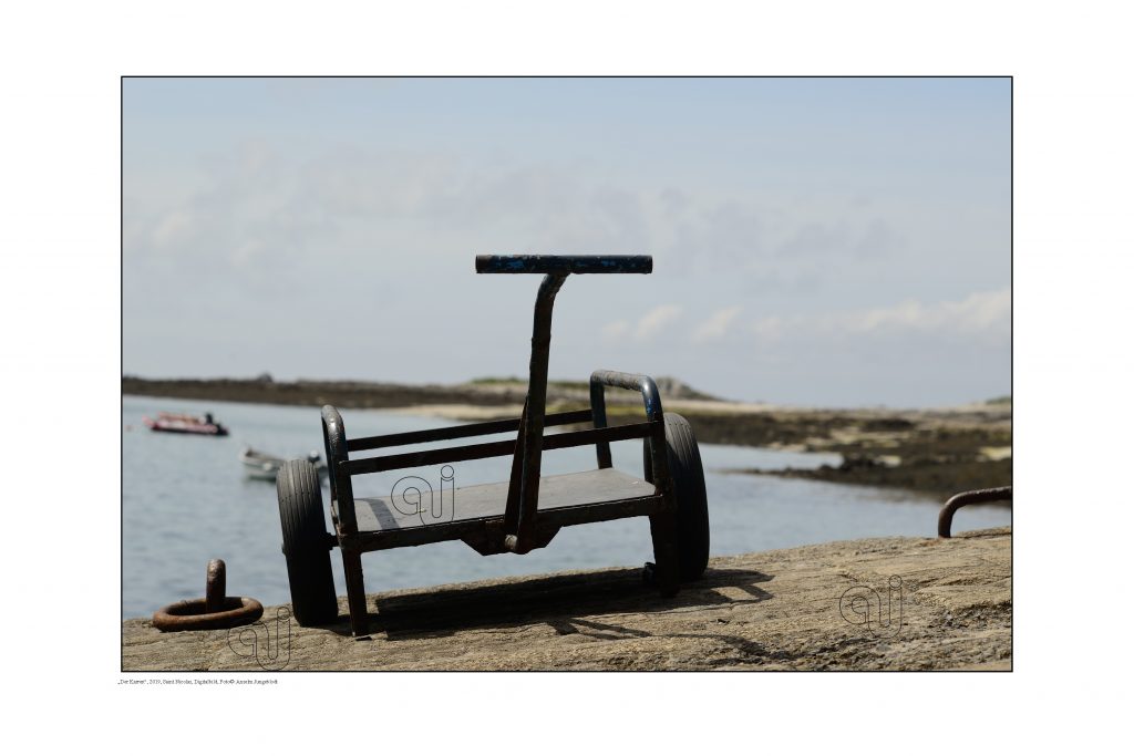 Der Karren, 2019, Glenan Insel Saint Nicolas,Frankreich. Digitalbild, Foto©: Anselm Jungeblodt